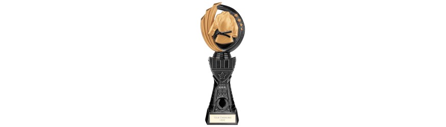 RENEGADE 2 TOWER MARTIAL ARTS LEGEND TROPHY - 4 SIZES - 25CM - 33.5CM